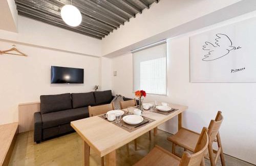 Hiroshima City Centre Apartment | b hotel Arts Dobashi - Modern 1 BR apartment good for 6 people