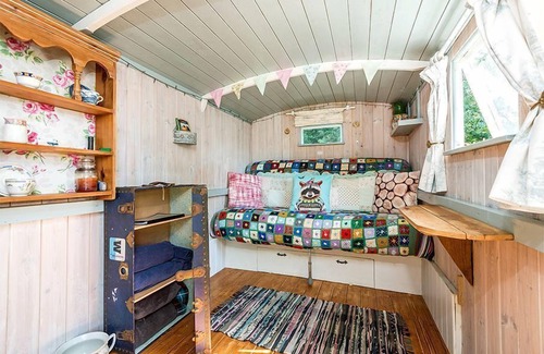 Whitchurch Canonicorum House | Baabara - Shepherds Hut - in Paddock with Alpacas & Sheep - Spa & Indoor Pool