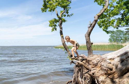 Altwarp House | Barrierefreies Ferienhaus in Altwarp mit Sauna, Kamin und Wasserblick