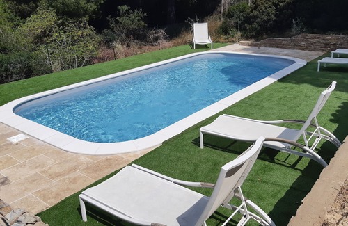 Giens Villa | Bastide Giens Superbe VUE MER Piscine