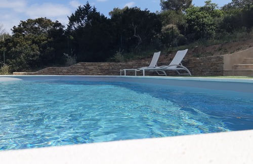 Giens Villa | Bastide Giens Superbe VUE MER Piscine