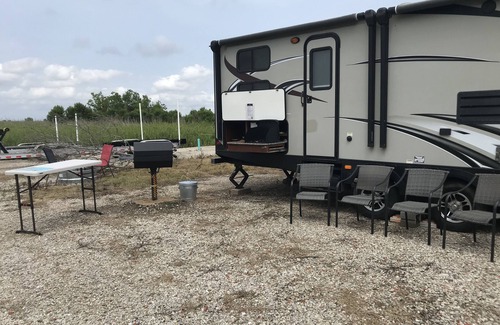 Hopedale House | Bayou Slam's Camp Cocahoe Camper #1 Rental 2015 Keystone Passport 3220BH