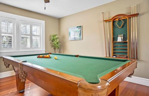 Vilano Beach House | Beach Home w Pool Golf Cart Game Room Dogs Ok