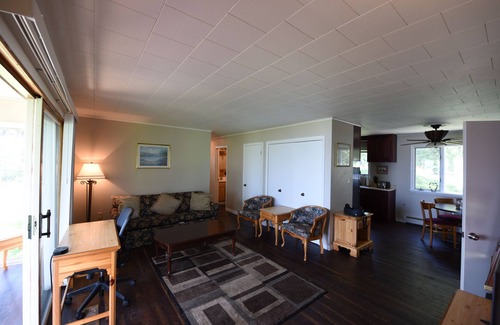 Mackinaw City House | Beachfront Cabin on Straits of Mackinac