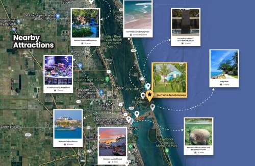 Fort Pierce Shores Villa | Beachfront Home Away - 2BR, 2BA - Fall Specials