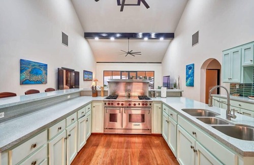 San Pedro House | Beachfront Villa with Long Private Pier and Pool!