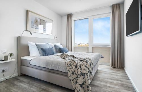 Olpenitz Apartment | BeachWaveTwo- 2OG, Meerblick, Balkon, Kamin, Sauna