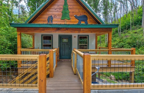 Chalet Village North Cabin | Bearly Hidden by Jackson Mountain Rentals