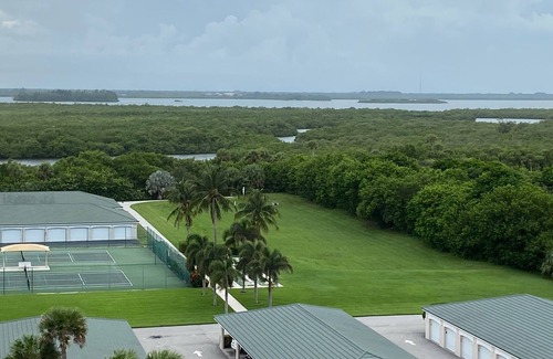 Fort Pierce Shores Condo | Beautiful ocean views from 9th floor. Nicely decorated with beach décor