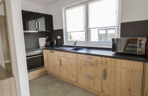 Mistelgau House | Beautiful apartment in villa for 8 guests with WIFI, TV, terrace, pets allowed and parking