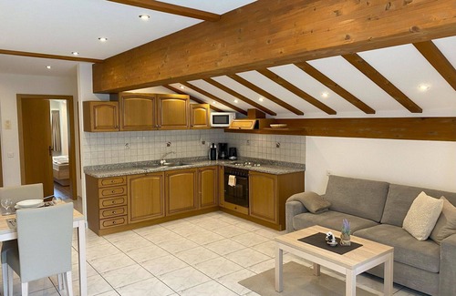 Saas Grund Apartment | Beautiful apartment for 4 people with WIFI, balcony and pets allowed