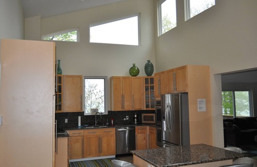 Riverside House | Beautiful Beach Front Luxury Home on Lake Michigan, Private Beach, Pool, Hot Tub