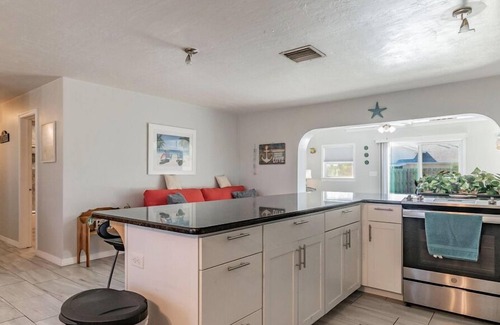 South Patrick Shores House | Beautiful beach house with spacious living.