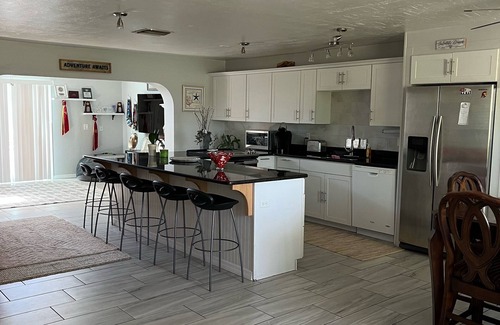 South Patrick Shores House | Beautiful beach house with spacious living.