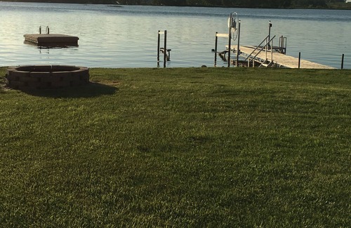 Alexandria House | Beautiful cabin with level lot on Maple Lake. Sunset views on the point!