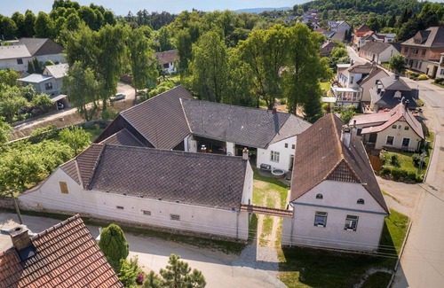 Kojetice House | Beautiful private villa for 22 guests with hot tub, WIFI, patio and pets allowed
