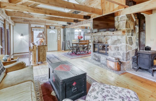 West Wardsboro House | Beautiful Dog-Friendly 3-Story Home w/Gas Fireplace, Fast WiFi, Deck, Gas Grill