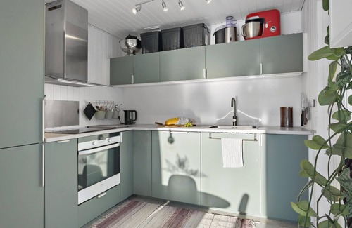 Helberskov Strand House | Beautiful home in Hadsund with sauna