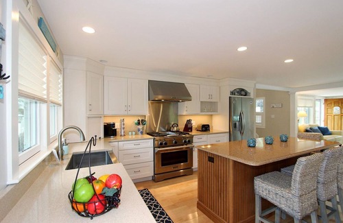 Popponesset House | Beautiful Home - Short Walk to Private Beach/Central AC
