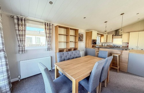 Hunstanton Cabin | Beautiful lodge with decking in Hunstanton at Manor Park ref 23195K