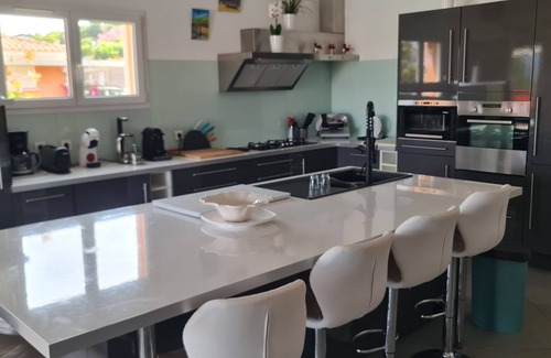 Cargese Villa | BEAUTIFUL MODERN VILLA WITH SWIMMING POOL sea view 400 m from the beach
