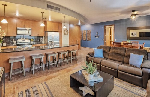 Puerto Penasco Condo | Beautiful Ocean View 2 Bedroom + Bunk room/ 2 Bath Condo On The 3rd Floor, Phase II at Las Palomas Resort