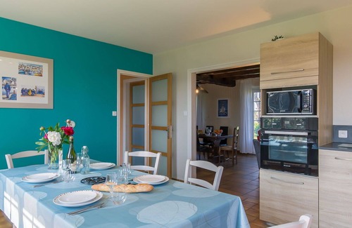 Landunvez House | Beautiful private villa for 8 guests with WIFI, TV, terrace and parking