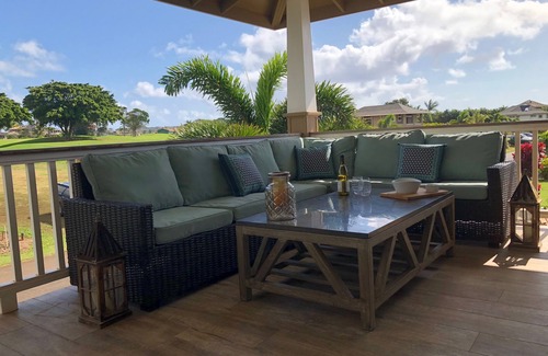 Poipu Apartment | Beautiful & Spacious upstairs Apt in Poipu Beach Estates! One Bedroom with A/C!