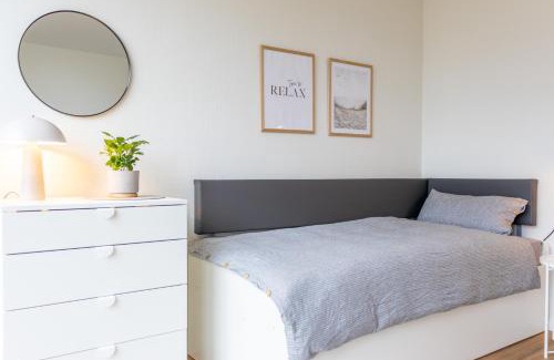 Marienleuchte Apartment | BeltBlick 19 – Exklusive Ferienwohnung mit Garten und Meerblick