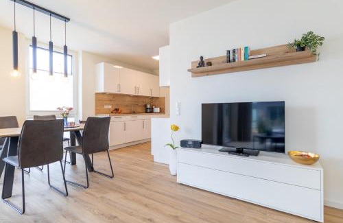 Marienleuchte Apartment | BeltBlick 26- Fehmarn – Exklusive Ferienwohnungen mit Meerblick und Garten
