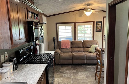 Ralston House | Ben Ranch Cabin #1 . Located in century old Pecan Orchard, historic Osage County