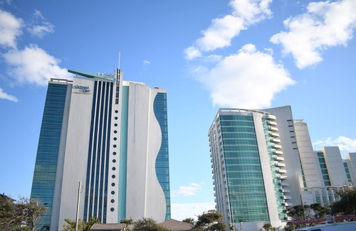 Downtown Myrtle Beach Condo | Best Views in Myrtle|Top Floor Penthouse|King Bed!