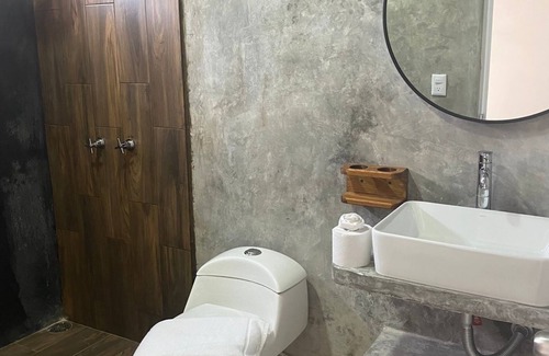 Downtown Holbox Hotel | Black flamingo