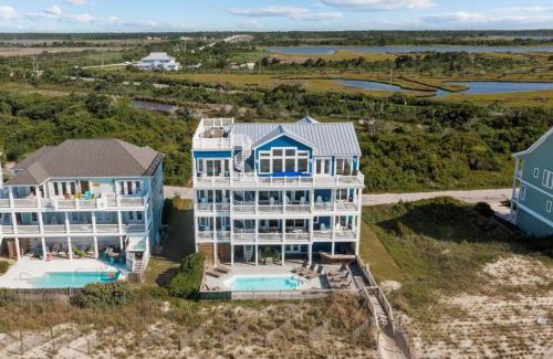 Ocean Sound Village House | Blue Haven | Oceanfront| Pool | Hot Tub | North Topsail Beach | Luxury Vacation Rental
