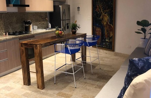 Castillogrande House | Blue House Castillo View Private Jacuzzi