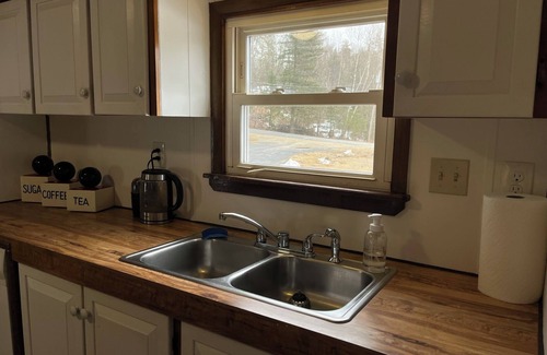 Bryant Pond House | Blue Yodel: Comfortable spot on 36 acres with brookside wood-burning sauna