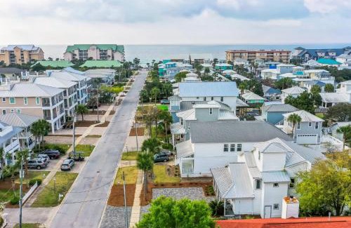 Crystal Beach House | Bohemian Beach Retreat Fully Stocked Villa Near Beach w Pool Outdoor Dining