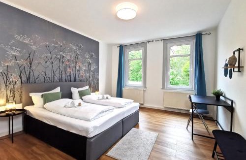 Ilmenau Apartment | BohnApartments - Stadtblick Zechenhaus - Balkon - gratis Parkplatz - WLAN - sehr ruhig - barrierearm
