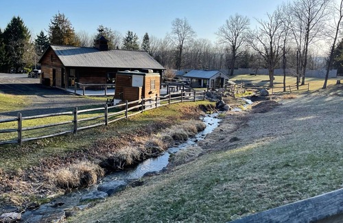 Ithaca Cottage | Boho room with King bed at New Park, a picturesque Finger Lakes event venue