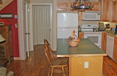 Seven Devils Cabin | Book your summer getaway. Pond view, firepit, 2 decks.