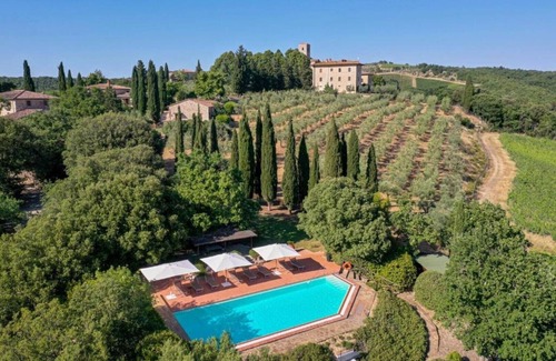 Gaiole in Chianti Villa | Borgo San Polino, villa with private pool