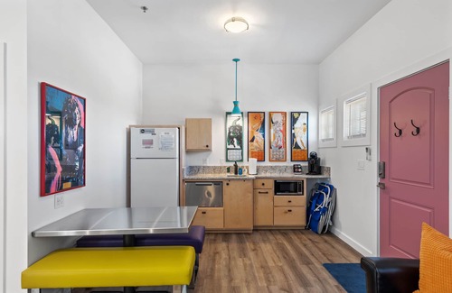 Folly Beach Hotel | Boutique Hotel Folly Room 6: King Deluxe Studio - cozy porch views of the Folly River