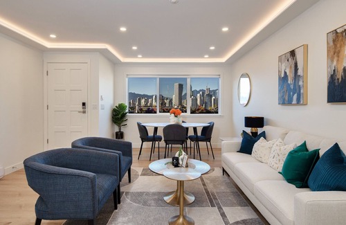 Fairview House | Brand new renovated luxury water and city view, just steps to Granville Island!