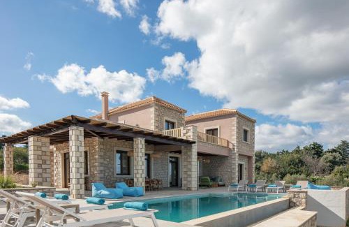 Geropotamos Villa | Brand New Villa Mia Casa with Private Pool, Ping-Pong & BBQ