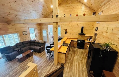 Pittsburg House | Brand new WATERFRONT home located on First Lake - DIRECT SNOWMOBILE TRAIL ACCESS