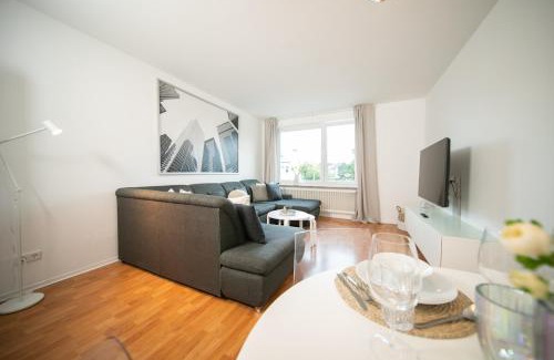 Stadtbezirk 3 Apartment | Bright Apartment - Zentral mit Küche - 65 SQM - Messe
