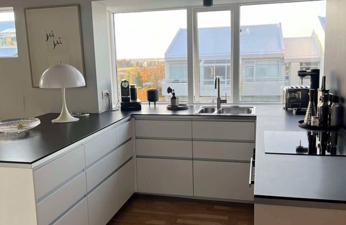 Garðabær Apartment | Bright & Stylish 4-Bedroom Apartment with Views!