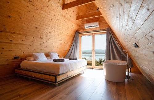 Pareja Villa | Brisas Lagoon Villas - Cabaña con vistas al lago