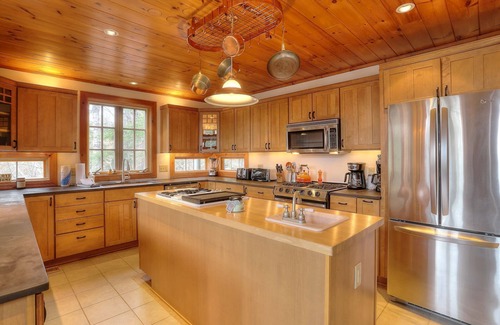 Rangeley House | Brooklake - Custom built home on Dodge Pond, with 250' on Dodge Pond Stream too
