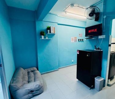Gelugor Apartment | Budget1BR Walk to usm 2pax airport Malaysian guest only